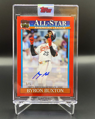 2026 Topps Series 2 Byron Buxton 1991 All-Star Auto 3/5 91AS-BB