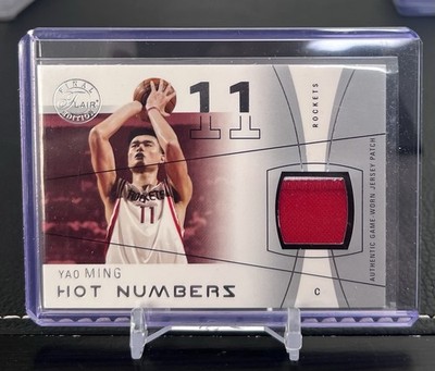 2003-04 Flair Final Edition - Hot Numbers Jerseys Yao Ming #HN-YAO /45