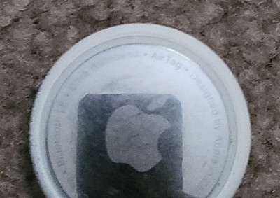 Apple AirTag Tracking Device White Used
