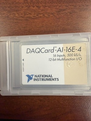 National Instruments NI DAQCard-AI-16E-4 PCMCIA DAQ Card Analog Input 183262F-01