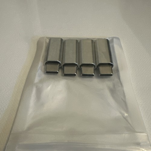 Type C Male To iPhone Port Adapter USB-C To iPhone Charge USB Convertor-4 Pack - Photo 3 sur 3