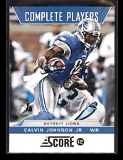 2012 Score #14 Calvin Johnson Jr. Complete Players