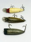 Creek Chub VERY EARLY Wigglers And Open Mouth Shiner Vintage Wood Lures WOW!! — photo 3