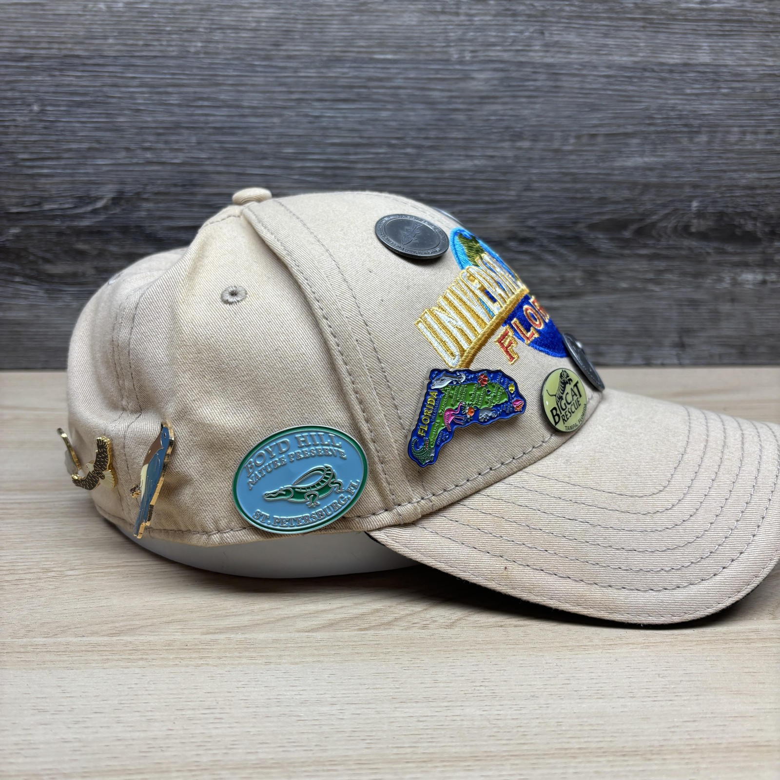Universal Studios Florida Hat Cap Strap Back Tan … - image 6