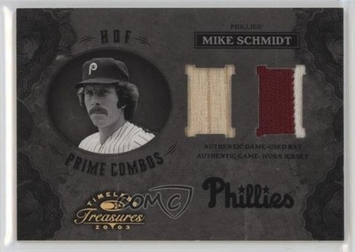 2003 Donruss Timeless Treasures Prime 20/25 Mike Schmidt #HOF-6 HOF 5xh