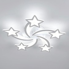 Osairous Plafoniera LED Moderna, 60W 6700LM Lampadario Cameretta Bimba,