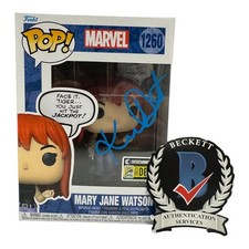 Kirsten Dunst Signed Autograph Funko Pop 1260 Spider-Man Beckett BAS Mary Jane