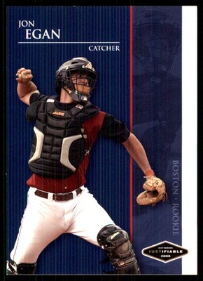 Jon Egan 2006 Justifiable #JF-8 Red Sox MLB READ FREE SHIPPING AutographDen