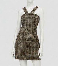 Adrianna by Adrianna Papell Women's Black Tweed Mini Sheath Dress Size 16