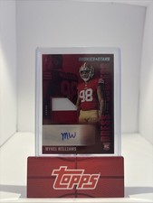 2025 Panini Rookies & Stars - Mykel Williams #DFS-MWS Prime /25 (AU, MEM, RC)