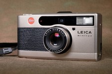 Leica Minilux 35mm Kompaktkamera Summarit 40mm f/2,4 AF Blitz Tasche, TOP!