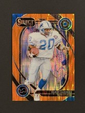 2024 Panini Select Barry Sanders Club Level Orange Shock Prizm #234/399 W246