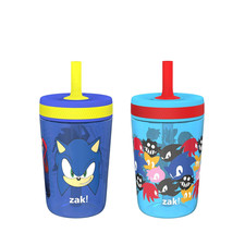 Kelso 15Oz Toddler Cups, 2-Pack Leak-Proof Durable Sippy Cups for Travel/Home