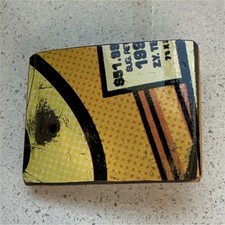 Skate by becky Recycled Skate Board Belt Buckle