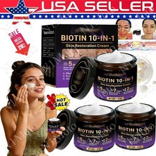 1-3PCS Biotin 10-in-1 Skin Restoration Cream, 2026 New Skin Treatment Cream HOT