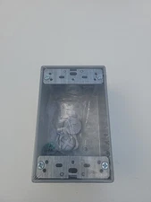 New Weatherproof bell box, 1 Gang, 1/2" 3 hole, like 5320-0