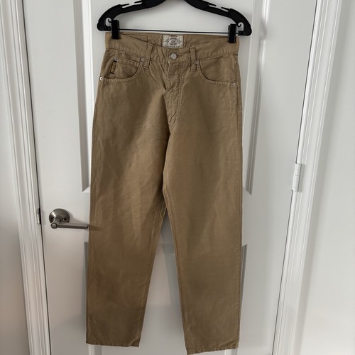 Armani Jeans, Vintage 90s Giorgio Armani Jeans Beige Denim Jeans 30x30 Made in Italy