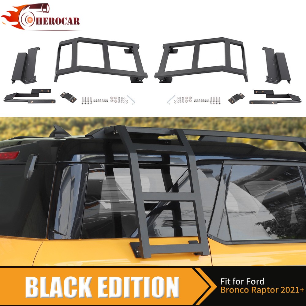 Rear Window Ladder Boot Rack Roof Climbing For Ford Bronco Sport 2021+ Exterior