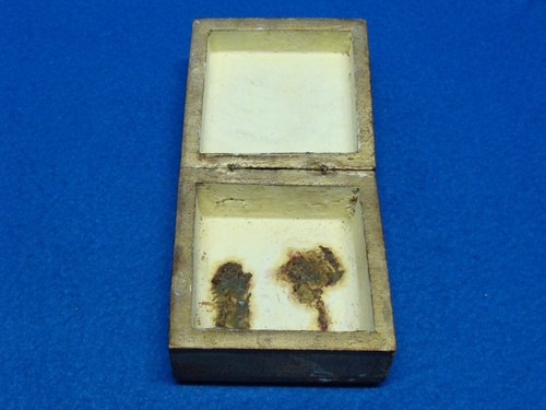 Vintage Italian Florintine Wooden Decorative Box 4" x 4" x 1 7/8" Used - Picture 11 of 23