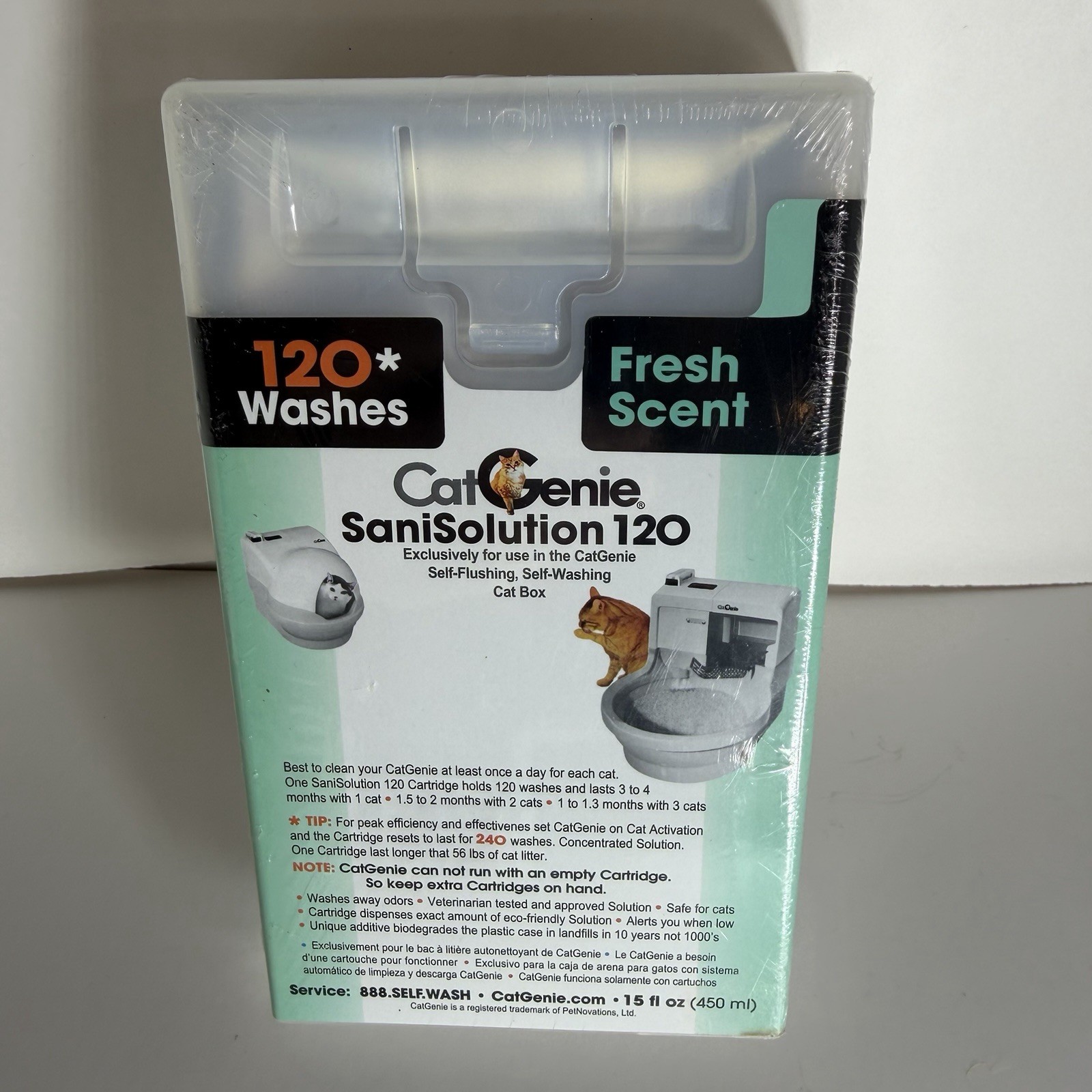 Sanisolution 120 Cartridge Fresh Scent New Sealed