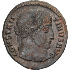 [#1508622] Constantine I, Follis, 320-321, Thessalonica, Bronze, AU, RIC:117
