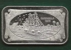 1975 Normark Mint Gasparilla 1oz 999 Silver Bar TAMPA FLA. ONLY 500 MINTED RARE