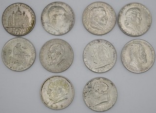 Österreich Lot aus 10 x 2 Schilling Gedenkmünzen 1928 1937 komplett Fotos!