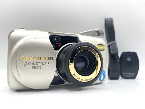 * N MINT * OLYMPUS μ mju ZOOM 115 DELUXE point&shoot 35mm Film Camera From JAPAN