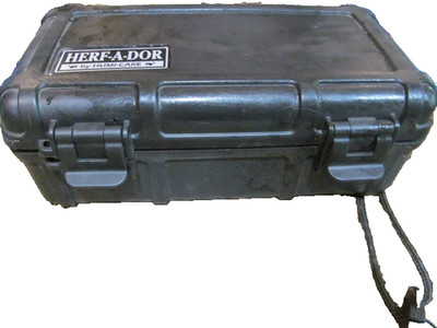 *Herf A Dor X5 Five 5 Stick Cigar Caddy Travel Case Humidor -