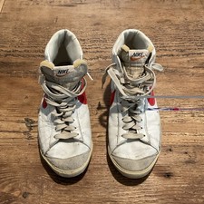 Nike Men s High-Top Leather Lace-Up Sneakers ...