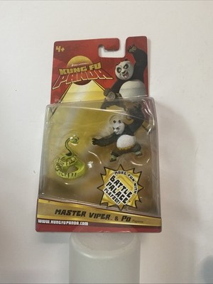 Kung Fu Panda Figures Po & Master Viper Battle Palace Playset (Mattel 2007)