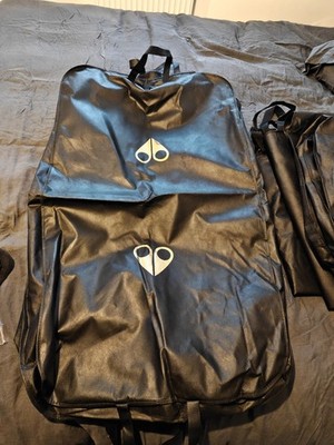 Original Moose Knuckles Kleidersack 110 x 64 schwarz auf gold - Tragetasche Tasche