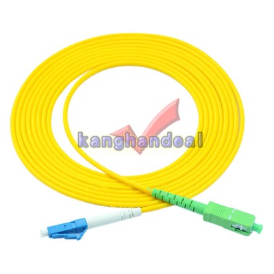5 Meter SC/APC to LC/UPC SM Single Mode 9/125 Fiber Patch Cord Simplex