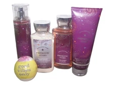 Prismatic Stars Cream Mist Gel Lotion Bath & Body Works 4 Piece Set & Bath Fizzy