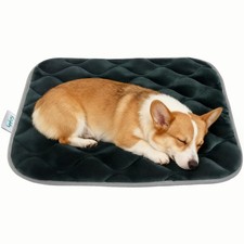 Dog Crate Pad for Dog Cages Flat Crate Mat Kennel Pad with Anti-Slip Bottom M...