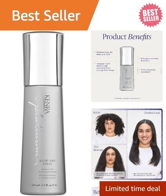 Eliminate Frizz & Humidity with Kenra Platinum Blow-Dry Spray - 72-Hour Benefits