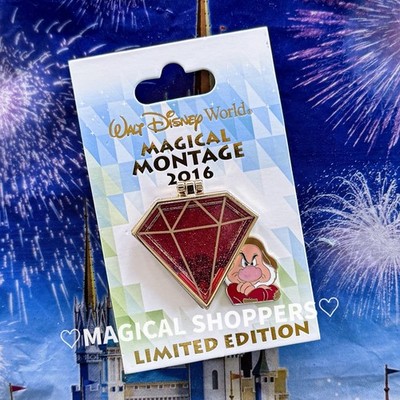 Disney Parks 2016 Magical Montage Grumpy Limited Edition LE Hinged Pin