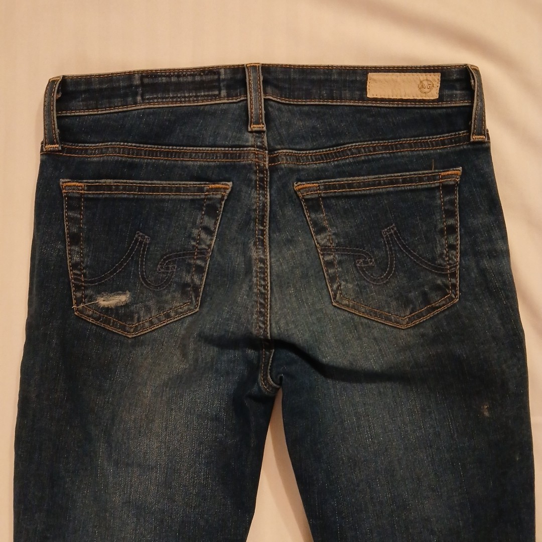 AG Adriano Goldschmied Jeans Womens 25R Legging Super Skinny Stretch Dark Wash thumbnail 3