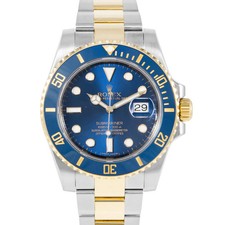 Rolex Submariner Date “Bluesy” Blue Dial 40mm Steel & Yellow Gold