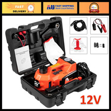 5Ton 12V Car Electric Hydraulic Floor Jack Lift Inflator Pump with Flashlight