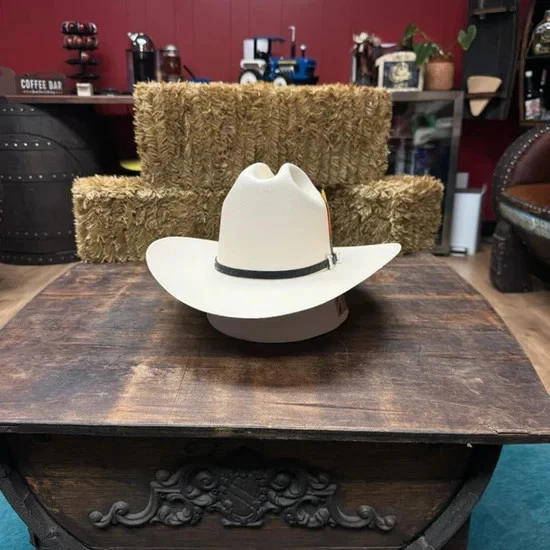 Sombrero Tombstone 1000X El Fantasma (Johnson) Style Cowboy Straw Hat Brim 4"