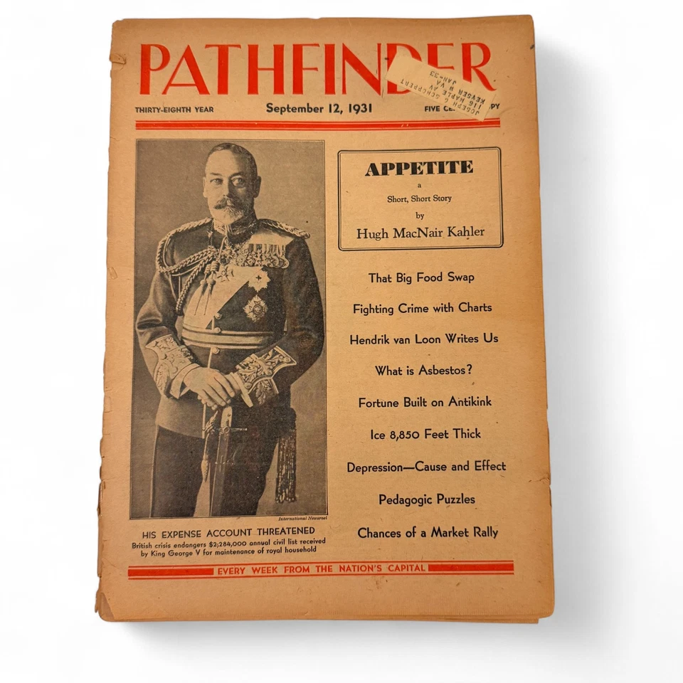1930s Pathfinder Magazine Lot Vintage Weekly News Review Washington DC History - Image 4 of 4