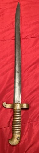 Civil War Zouave Bayonet for Remington Model 1862 Rifle, Original, Well Marked ￼