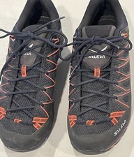 Women's Salewa Mountain Trainer Lite Hiking Shoe 61364-3993 Premium Navy sz 8.5