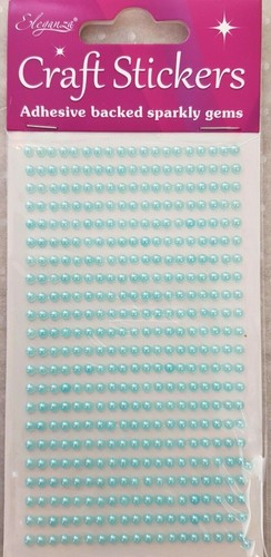 Eleganza PEARLS - Pink Blue & Fuchsia - Adhesive backed Craft Stickers 3mm & 4mm - Picture 9 of 13