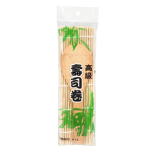 Sushi Matte mit Löffel Bambusmatte Sushimatte Sushimaker 3er Pack - Bild 2 von 2