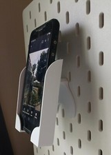 Handy-/Handyhalterung für Ikea SKADIS Lochwand, UPPSPEL Lochwand, KALLAX Lochwand