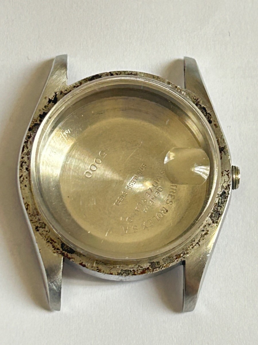 Vintage Rolex men Oyster Date Perpetual steel case Ref 15000