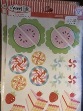 The Sweet Life Corner Accent Scrapbook Sticker Lot Set of 3 Pkgs