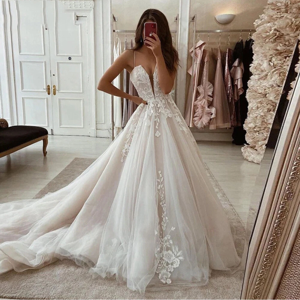 tulle wedding dress